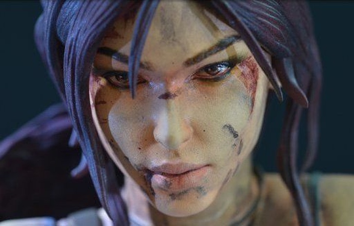 Una statua per Lara Croft