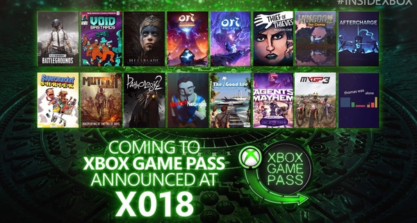 [X018] Sedici nuovi giochi in arrivo su Game Pass