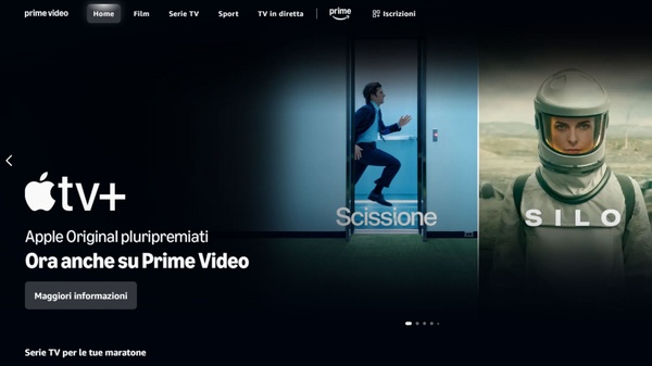 Apple TV+ arriva su Prime Video in Italia: un nuovo modo di accedere ai contenuti Apple Originals