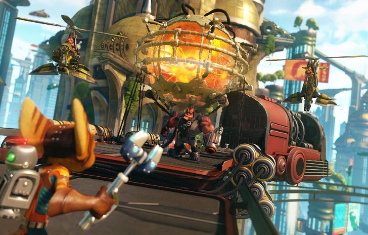 Il Gameplay di Ratchet Clank (PS4) scivola già in rete