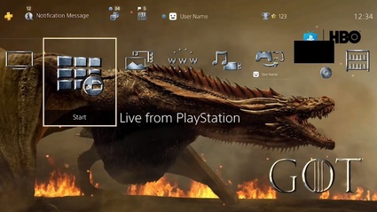 Tema e Avatar limitati di Game of Thrones gratuiti su PS4