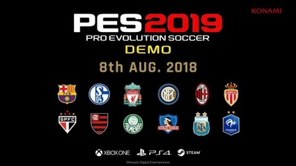 PES 2019 arriva in demo ad Agosto