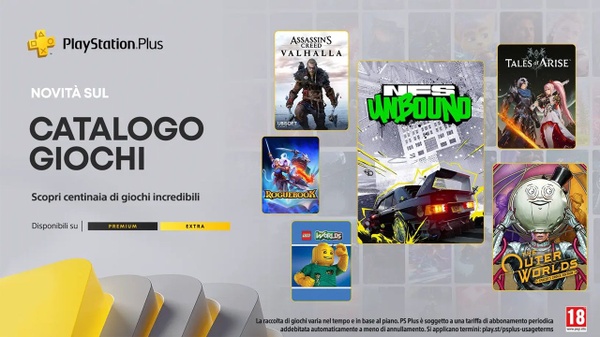 PlayStation Plus: i titoli Extra e Premium di febbraio