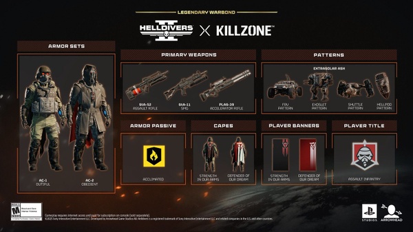 Helldivers 2, torna il discusso crossover con Killzone