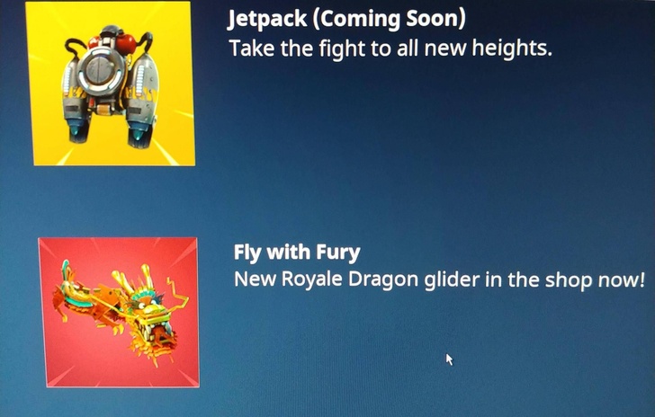 Presto i jetpack su Fortnite