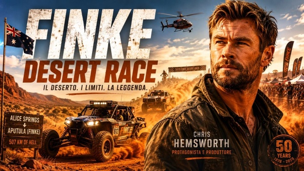 Chris Hemsworth porta al cinema la Finke Desert Race