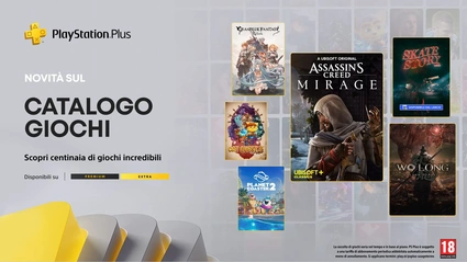 PlayStation Plus: i giochi Extra e Premium di dicembre, con AC Mirage