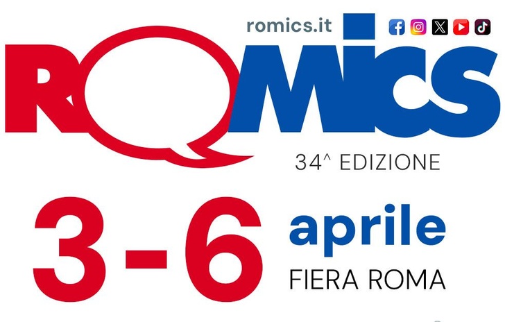 ROMICS 34 Edizione dal 3 al 6 Aprile tutti gli Appuntamenti