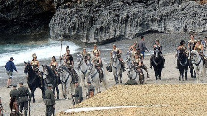 Ancora immagini per Wonder Woman! Amazzoni sulle spiagge italiane
