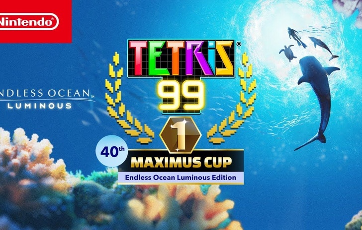Tetris 99 la nuova Maximus Cup è a tema Endless Ocean Luminous