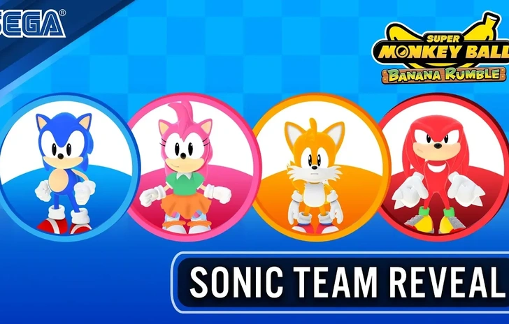 Super Monkey Ball Banana Rumble accoglie il Sonic Team con un trailer