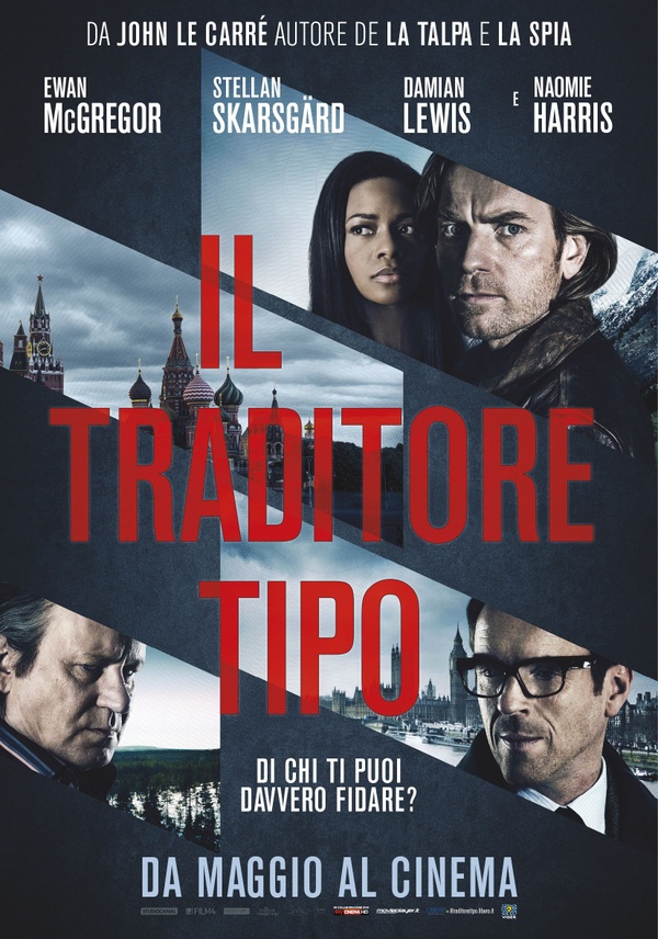 Poster italiano ufficiale per Il Traditore Tipo con Ewan McGregor