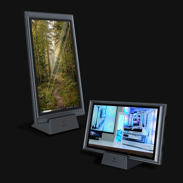 Zalman Z20 DS - Case PC con monitor Full HD rimovibile