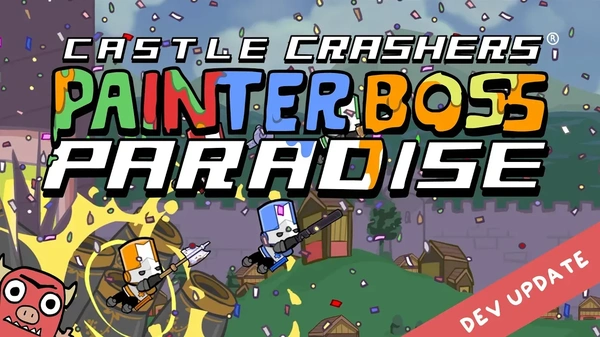 Castle Crashers, il DLC "Painter Boss Paradise" uscira in estate