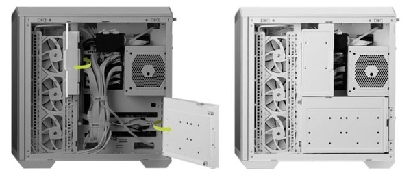 MSI - Case MAG PANO 100 PZ per motherboard back-connector