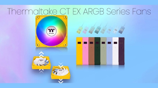 Thermaltake amplia la gamma di ventole CT EX ARGB Sync
