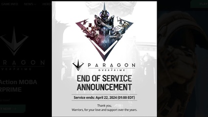 Paragon: The Overprime chiude i battenti