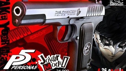 Una ''replica soft-air'' della pistola usata da Joker in Persona 5