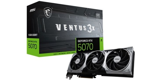 MSI e le GPU personalizzate per NVIDIA GeForce RTX 5070