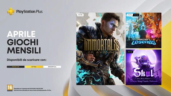 PlayStation Plus, i titoli di aprile
