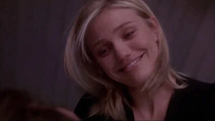 Cameron Diaz kicking Tom Cruise - Vanilla Sky