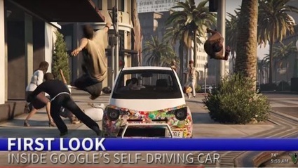 GTA V e stato usato per le simulazioni di guida senza un pilota umano