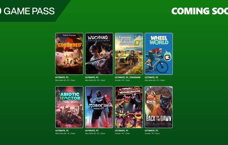 Xbox Game Pass la seconda ondata di luglio con Grounded 2