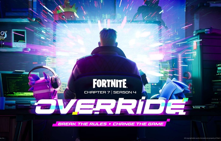 Fortnite Override porta Sora Sonic Crash Spyro Mega Man e Persona dal 20 agosto