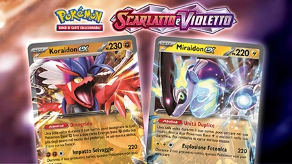 Pokemon Violetto e Scarlatto - Set Allenatore Fuoriclasse Miraidon e Koraidon sono disponibili in pre-ordine