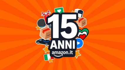 Amazon compie 15 anni: offerte speciali ed eventi imperdibili