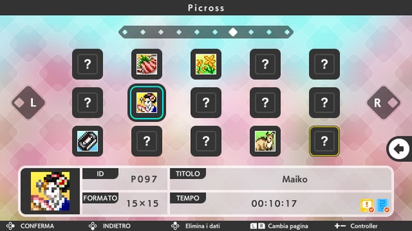 Picross S9, il nono volume della settimana enigmistica Nintendo – Recensione Switch