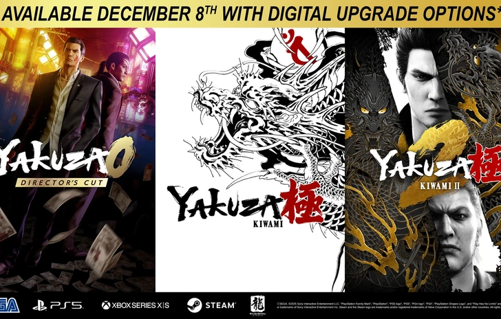 Yakuza 0 Kiwami 1 and 2 Upgrade Available for Existing Owners