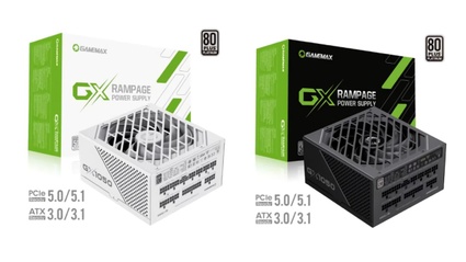 GameMax e le nuove PSU GX-1050 PRO BK/WH ATX 3.1 PCIe 5.1
