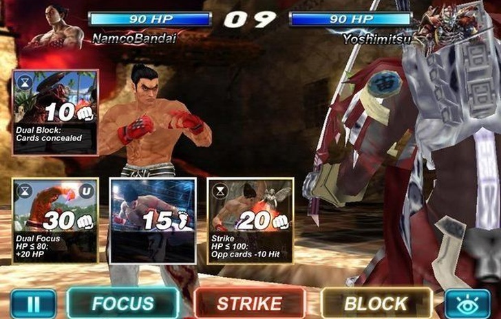 Modalità Campagna in Tekken Card Tournament