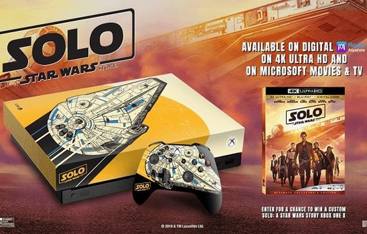 Una Xbox One X griffata Solo