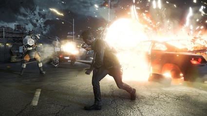 Sam Lake mostra - da lontano - Quantum Break