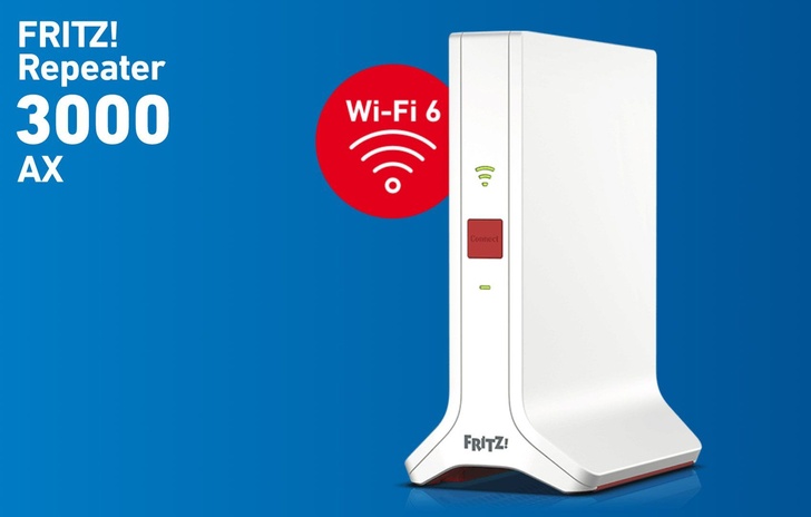 AVM annuncia larrivo del nuovo FRITZ Repeater 3000 AX