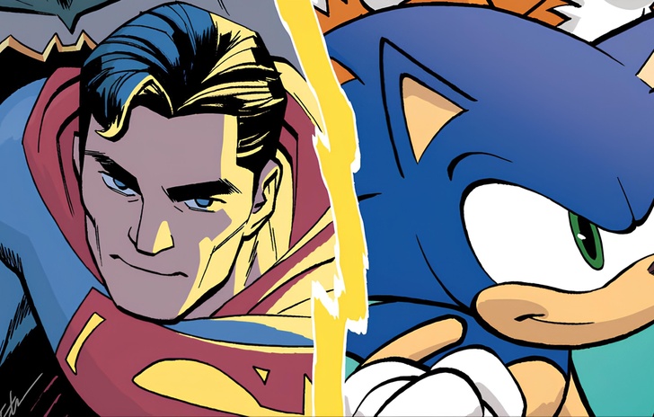 DC rivela il fumetto con il crossover fra la Justice League e Sonic the Hedgehog