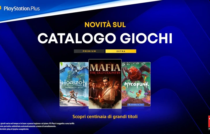 PlayStation Plus i giochi Extra e Premium di ottobre con Mafia
