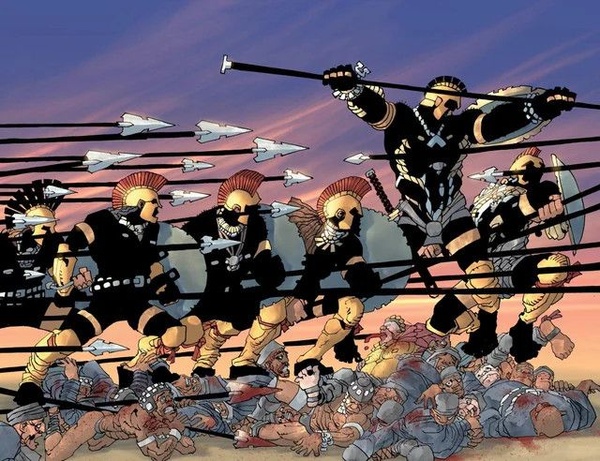 Xerxes, il mito e la gloria secondo Frank Miller 