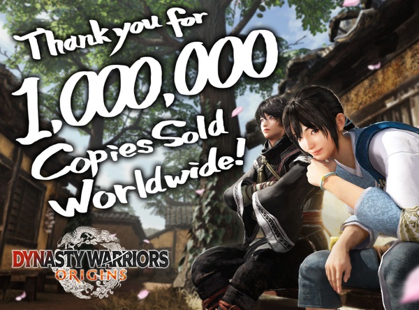 Dynasty Warriors: Origins : Oltre 1 Milione di Copie vendute