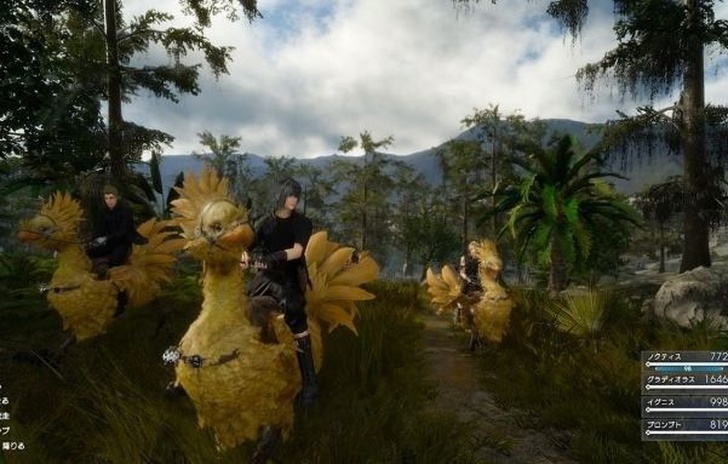 Final Fantasy XV teasing sui Chocobo
