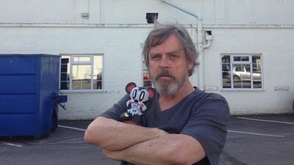 Una foto dal set di Star Wars: Episodio VII per Mark Hamill