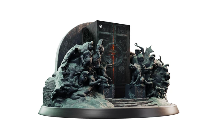 Diablo IV trasforma Xbox Series X in una scultura infernale