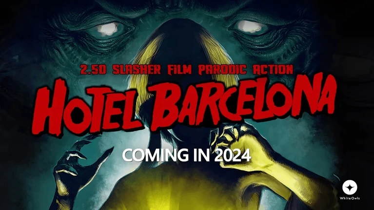 Swery65 e Suda51 annunciano Hotel Barcelona parodia 25D dei film slasher