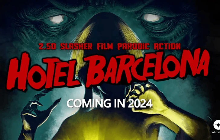 Swery65 e Suda51 annunciano Hotel Barcelona parodia 25D dei film slasher