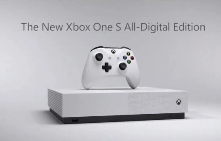 Xbox One S  Xbox One S All Digital egrave ufficiale
