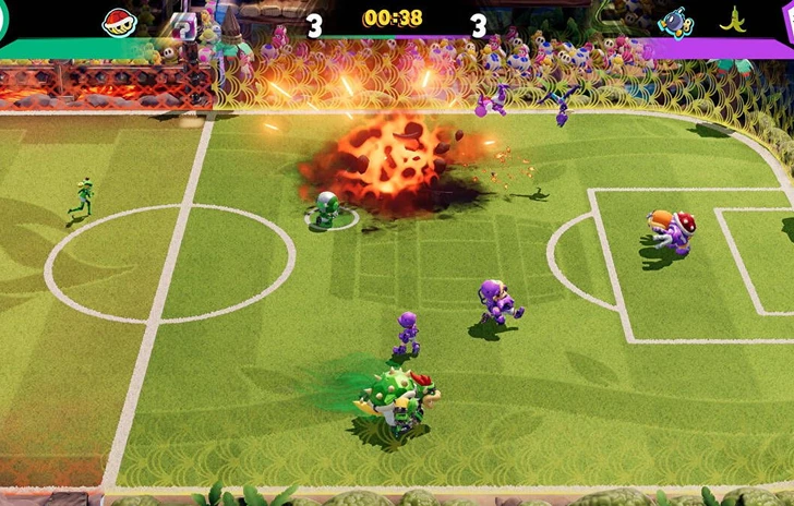 Mario Strikers Battle League Football Mario e pronto a scendere in campo