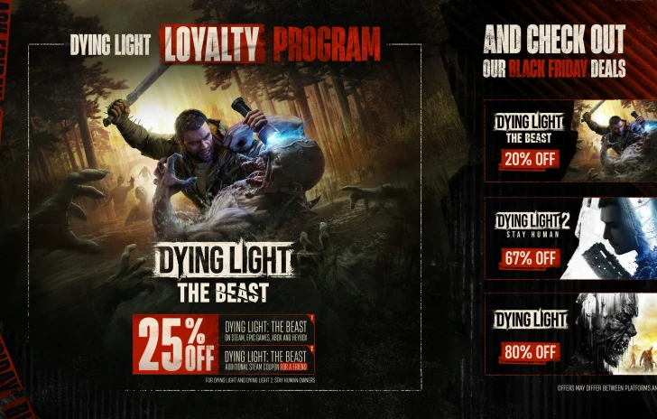 Techland annuncia il Loyalty Program e gli sconti di Dying Light