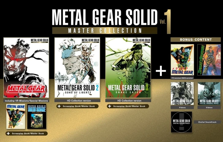 Metal Gear Solid Master Collection Vol 1 svelati frame rate e risoluzione dei giochi 